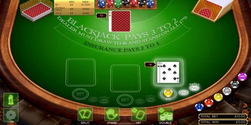 Game bài Blackjack đơn giản với tỷ lệ thắng cao